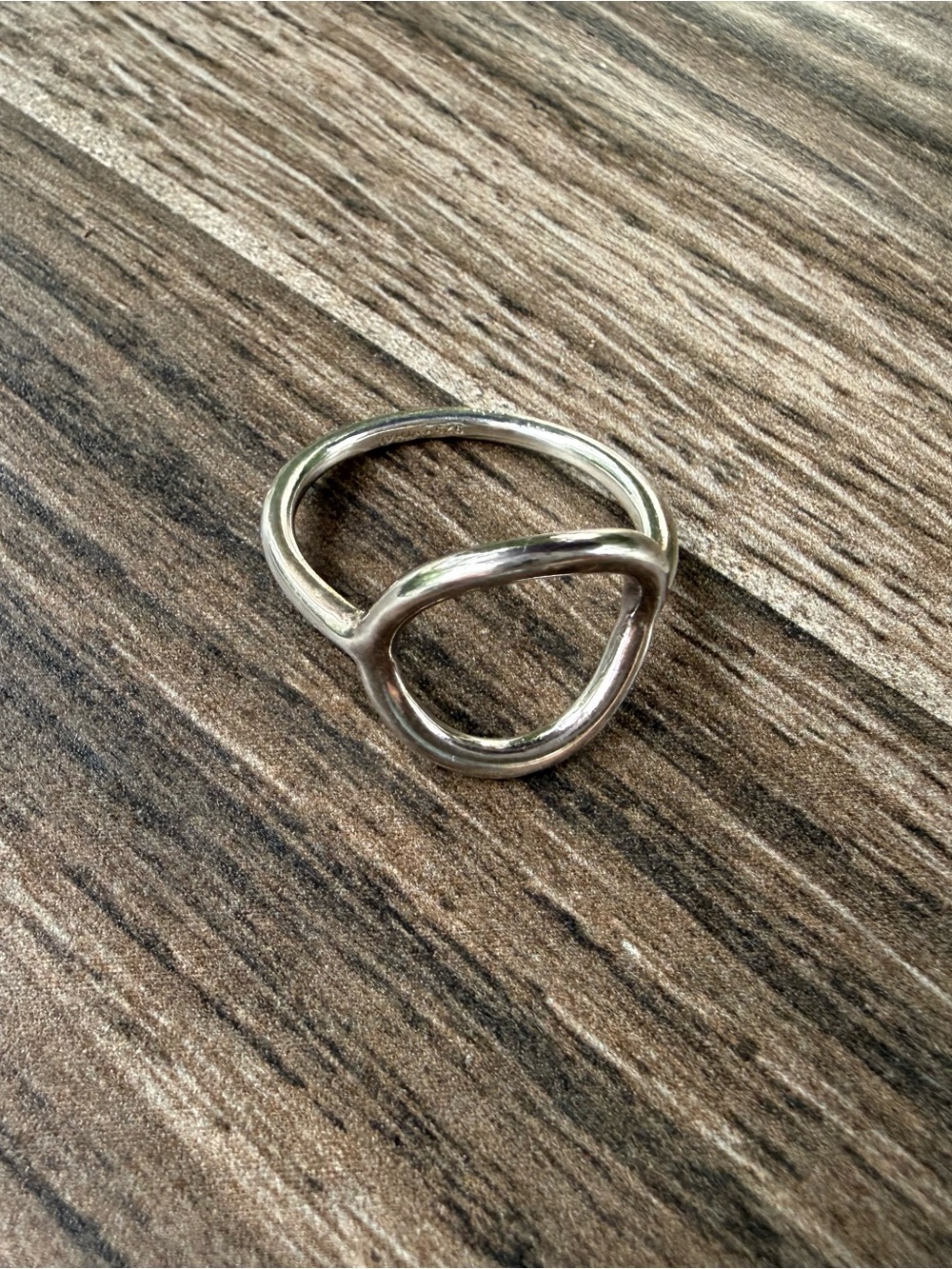 Silpada Sterling Silver Karma Open Circle Ring Size 10 - Picture 2 of 6